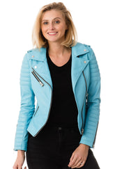 Women Genuine Leather Jacket WJ 04